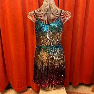 Colorful Sequin Romper